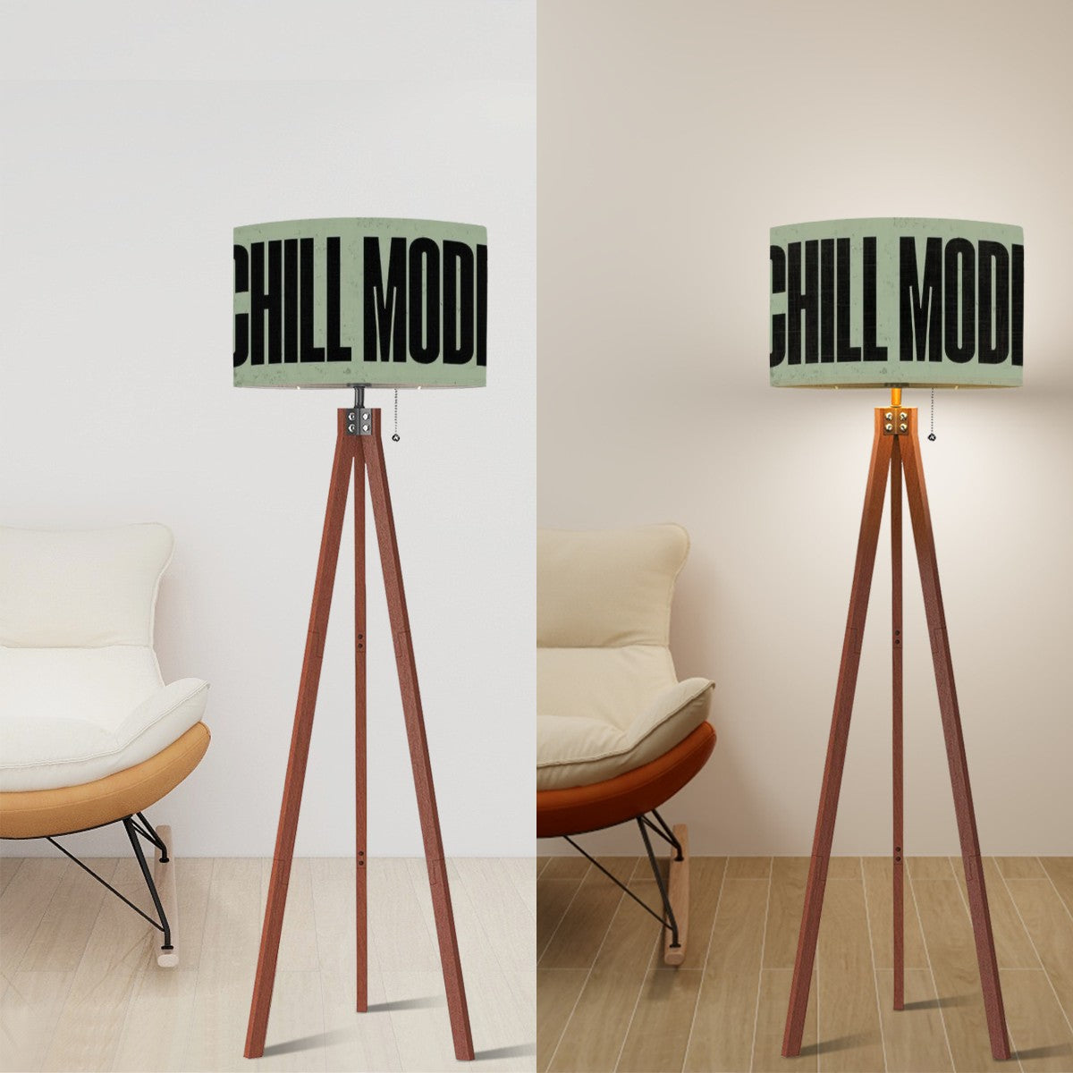 Chill Mode Tripod Floor Lamp Modern Lounge Lighting Adjustable LED Remote Control