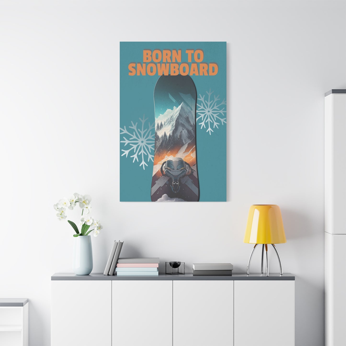 Copy of Snowboarding Wall Art - Winter Is Coming, Adventure Decor for Ski Lovers, Home Decor, Skiing Gift, Winter Sports Wall Art