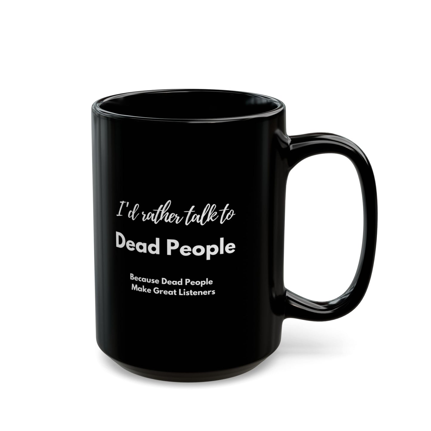 Color changing Mug, Funny Magic Talk to Dead People, Humourous Heat sensitive Ghost Coffee Cup