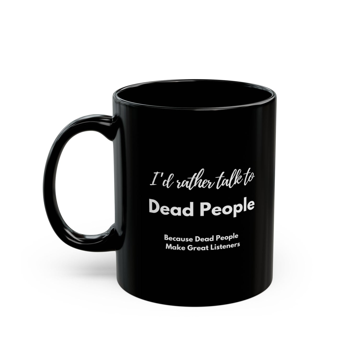 Color changing Mug, Funny Magic Talk to Dead People, Humourous Heat sensitive Ghost Coffee Cup