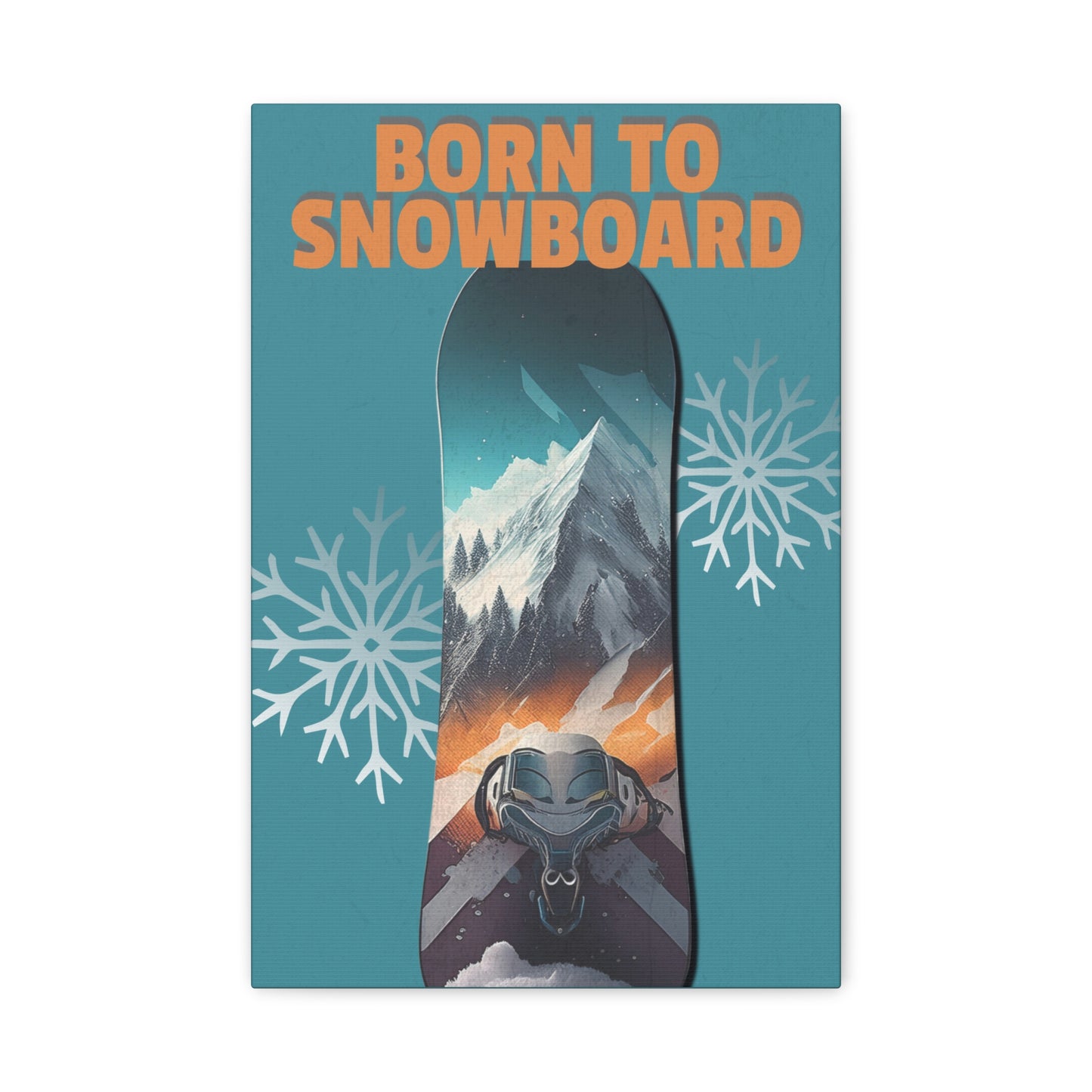 Copy of Snowboarding Wall Art - Winter Is Coming, Adventure Decor for Ski Lovers, Home Decor, Skiing Gift, Winter Sports Wall Art