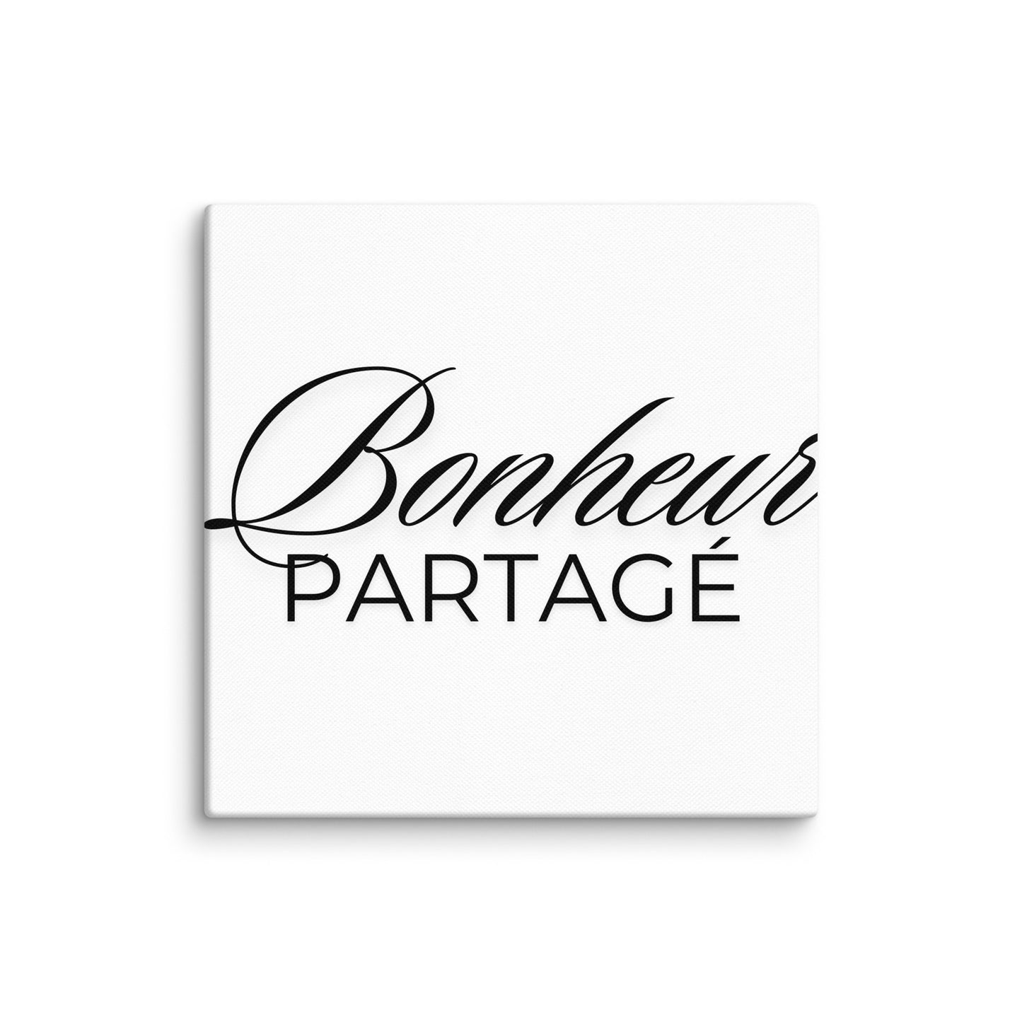 Bonheur Partagé Impression sur Toile