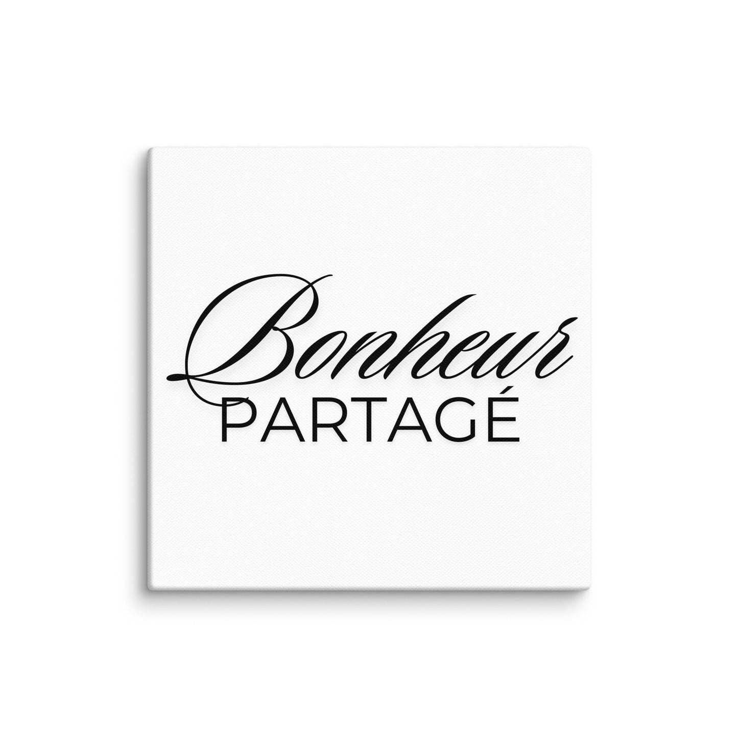 Bonheur Partagé Impression sur Toile