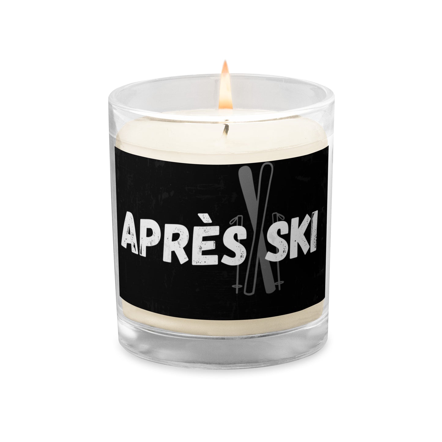 Après Ski Soy Wax Candle – Sleek Glass Jar, Stylish Home Decor