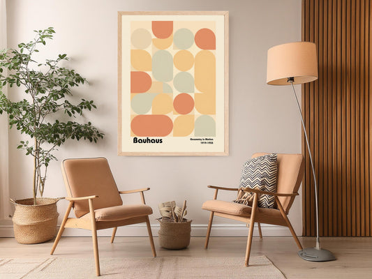 Bauhaus Geometry Motion Wall Art, Impression numérique abstraite moderne, Affiche d’art du milieu du siècle, Art de forme géométrique, Téléchargement instantané, Minimaliste