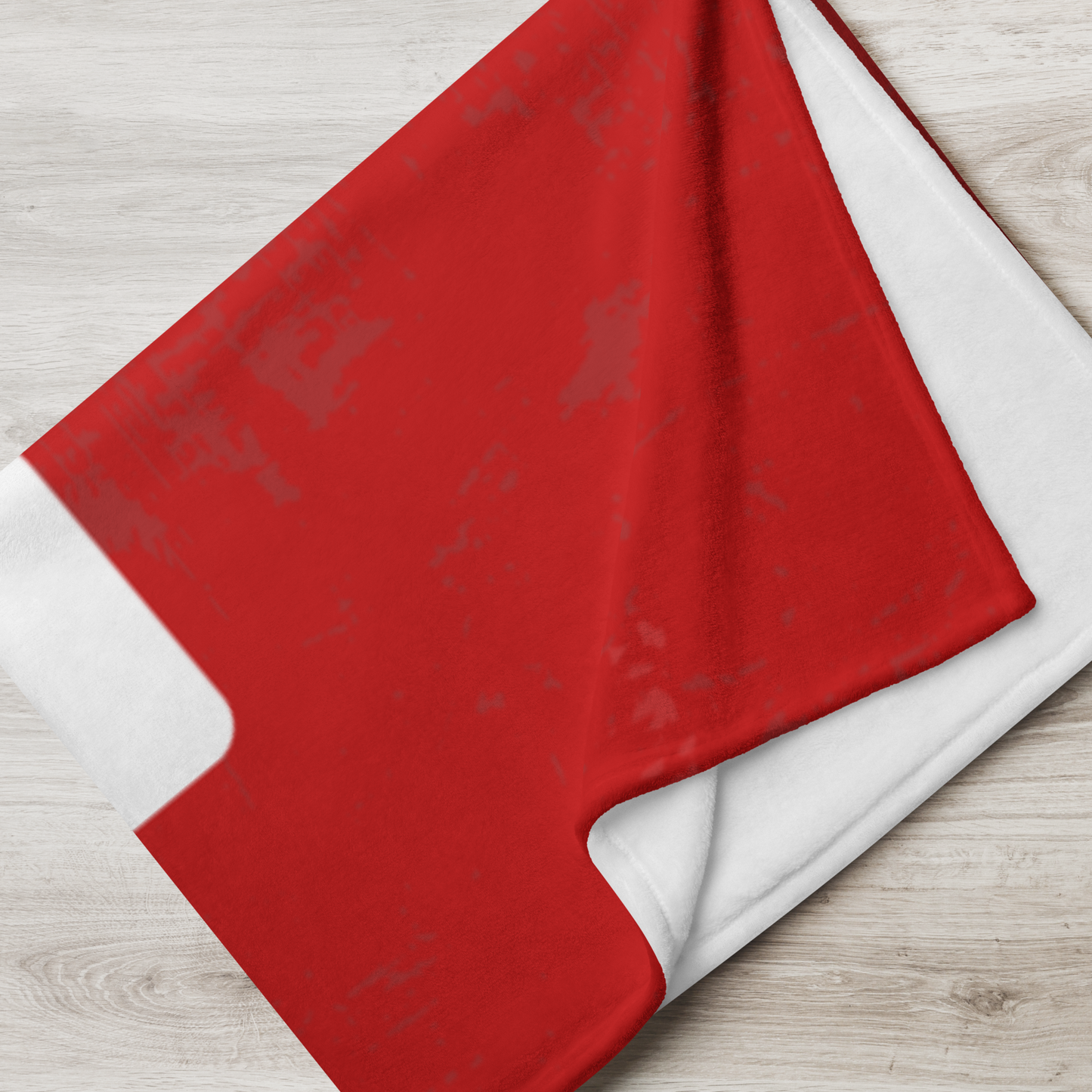 Ski Patrol Red Throw Blanket – Soft Silk Touch, Cozy and Stylish