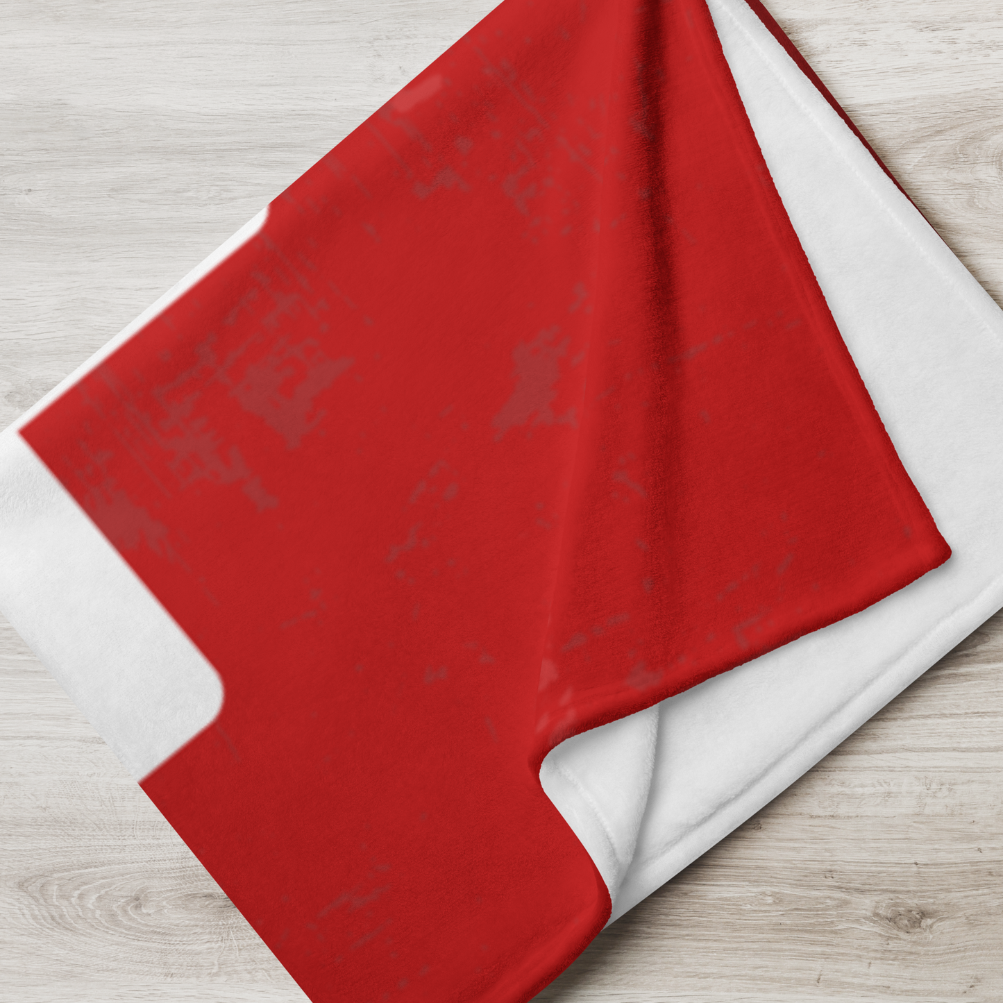 Ski Patrol Red Throw Blanket – Soft Silk Touch, Cozy and Stylish